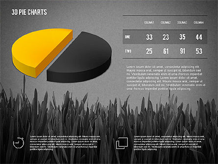 Presentation with Pie Chart and Table (data driven), Slide 12, 02648, Data Driven Diagrams and Charts — PoweredTemplate.com