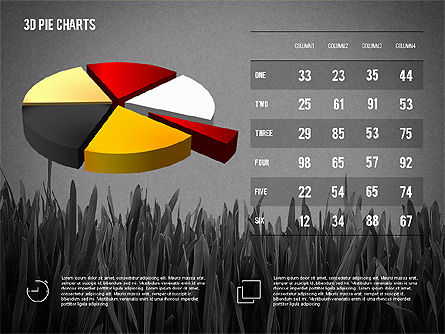 Presentation with Pie Chart and Table (data driven), Slide 14, 02648, Data Driven Diagrams and Charts — PoweredTemplate.com