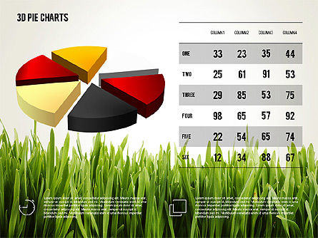 Presentation with Pie Chart and Table (data driven), Slide 7, 02648, Data Driven Diagrams and Charts — PoweredTemplate.com