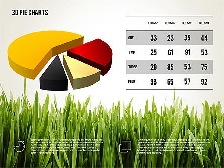 Presentation with Pie Chart and Table (data driven), Slide 8, 02648, Data Driven Diagrams and Charts — PoweredTemplate.com