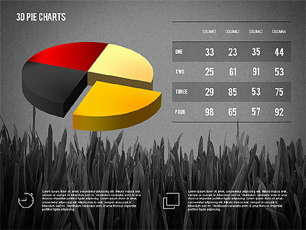 Presentation with Pie Chart and Table (data driven), Slide 9, 02648, Data Driven Diagrams and Charts — PoweredTemplate.com