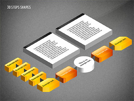 Grafik Org 3d, Slide 13, 02650, Bagan Organisasi — PoweredTemplate.com