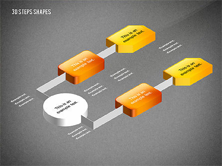 Grafik Org 3d, Slide 9, 02650, Bagan Organisasi — PoweredTemplate.com
