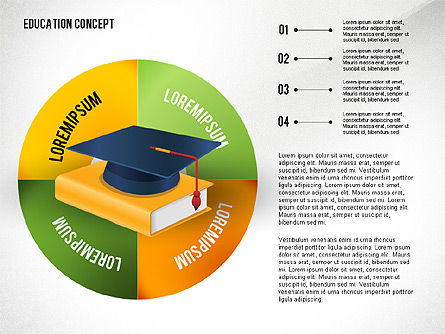 Education Presentation Toolbox, Slide 3, 02652, Education Charts and Diagrams — PoweredTemplate.com
