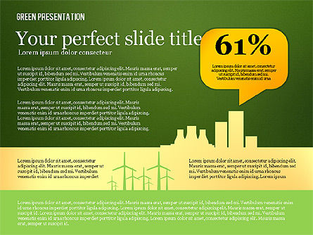 Presentazione verde, Slide 10, 02653, Modelli Presentazione — PoweredTemplate.com