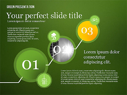 Presentazione verde, Slide 16, 02653, Modelli Presentazione — PoweredTemplate.com