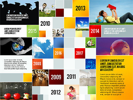 Bildung Moderne Präsentationsvorlage, PowerPoint-Vorlage, 02661, Ausbildung Charts und Diagramme — PoweredTemplate.com