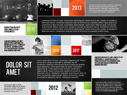 Modèle de présentation moderne en éducation, Diapositive 10, 02661, Graphiques et schémas pédagogiques — PoweredTemplate.com