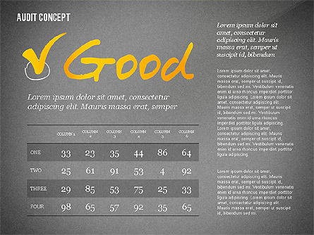 Concepto de presentación de auditoría, Diapositiva 12, 02665, Plantillas de presentación — PoweredTemplate.com
