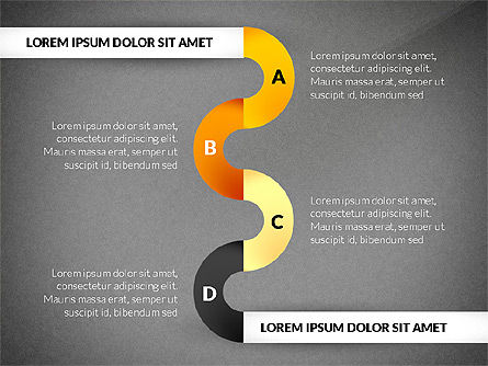 Líneas y Banners, Diapositiva 10, 02667, Diagramas de la etapa — PoweredTemplate.com