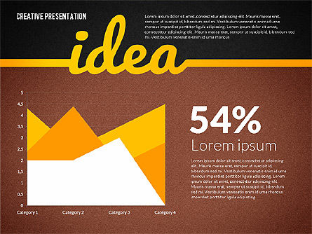 Creative presentatiesjabloon, Dia 11, 02668, Presentatie Templates — PoweredTemplate.com
