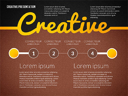 Creative presentatiesjabloon, Dia 9, 02668, Presentatie Templates — PoweredTemplate.com
