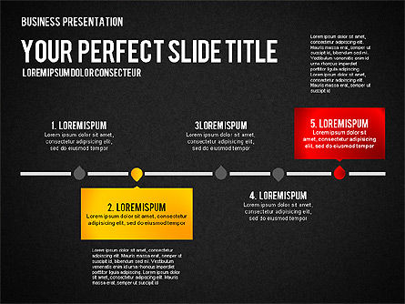 Successful Project Presentation Template, Slide 12, 02673, Presentation Templates — PoweredTemplate.com