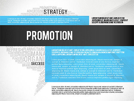 Presentatiemalplaatje creatieve marketingpromotie, 02677, Presentatie Templates — PoweredTemplate.com