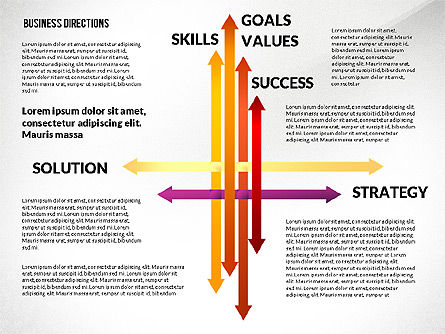 Business Directions Toolbox, Slide 3, 02678, Process Diagrams — PoweredTemplate.com