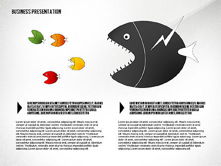 Zakelijke presentatie met silhouetten, Dia 6, 02681, Silhouetten — PoweredTemplate.com