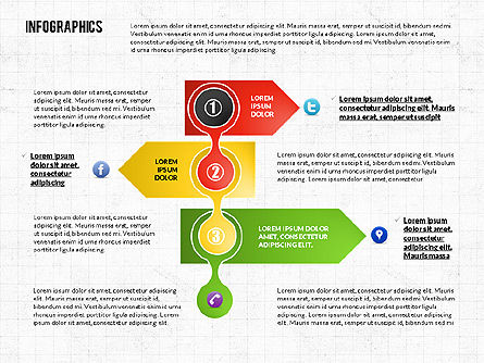 Infografica processo Toolbox, Slide 5, 02682, Infografiche — PoweredTemplate.com