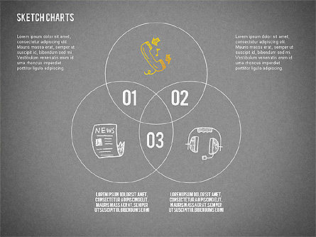 Presentatie met venn diagram, Dia 10, 02683, Businessmodellen — PoweredTemplate.com