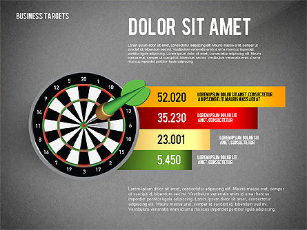 Options with Target Darts, Slide 14, 02684, Stage Diagrams — PoweredTemplate.com