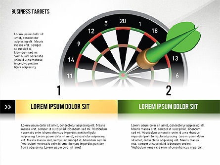 Options with Target Darts, Slide 5, 02684, Stage Diagrams — PoweredTemplate.com
