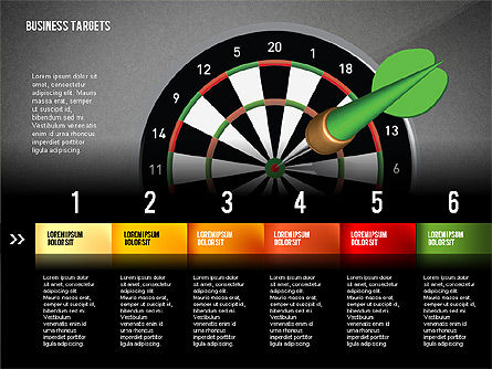 Options with Target Darts, Slide 9, 02684, Stage Diagrams — PoweredTemplate.com