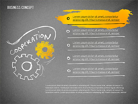 Idea Desarrollo Logros Presentación Concepto, Diapositiva 11, 02688, Formas — PoweredTemplate.com