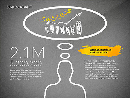 Idea Development Achievements Presentation Concept, Slide 15, 02688, Shapes — PoweredTemplate.com