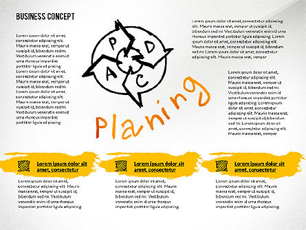 Idea Development Achievements Presentation Concept, Slide 6, 02688, Shapes — PoweredTemplate.com