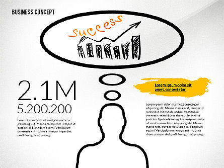 Idea Development Achievements Presentation Concept, Slide 7, 02688, Shapes — PoweredTemplate.com