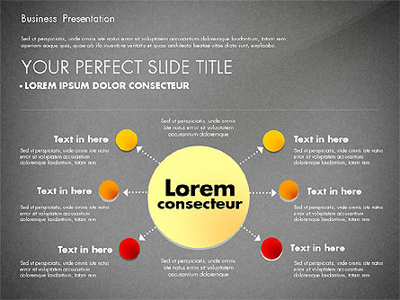 Business Presentation with Charts, Slide 10, 02689, Business Models — PoweredTemplate.com