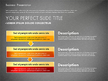 Business Presentation with Charts, Slide 14, 02689, Business Models — PoweredTemplate.com