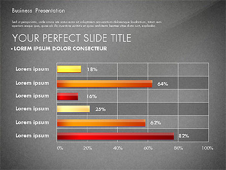 チャートによるビジネスプレゼンテーション, スライド 15, 02689, ビジネスモデル — PoweredTemplate.com