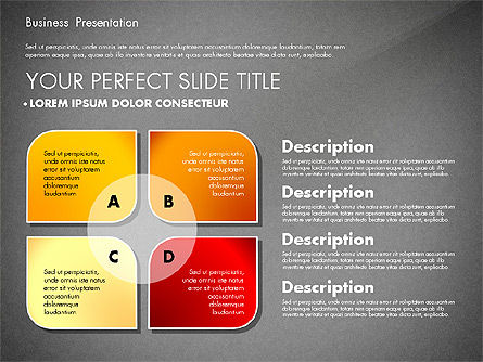 Presentación de negocios con gráficos, Diapositiva 16, 02689, Modelos de negocios — PoweredTemplate.com