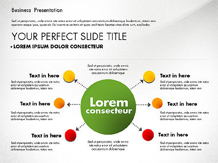 Zakelijke presentatie met grafieken, Dia 2, 02689, Businessmodellen — PoweredTemplate.com