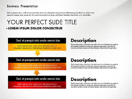 Zakelijke presentatie met grafieken, Dia 6, 02689, Businessmodellen — PoweredTemplate.com