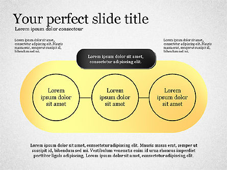 Concepto de presentación con formas planas, Diapositiva 4, 02692, Plantillas de presentación — PoweredTemplate.com