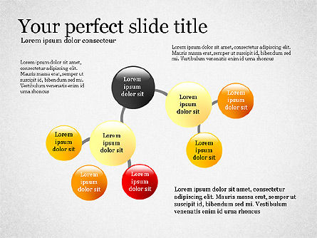 Presentation Concept with Plain Shapes, Slide 5, 02692, Presentation Templates — PoweredTemplate.com