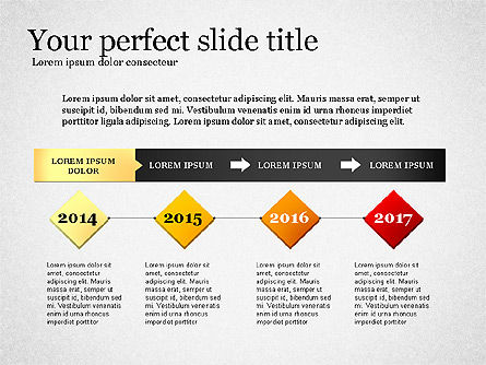 Presentation Concept with Plain Shapes, Slide 8, 02692, Presentation Templates — PoweredTemplate.com