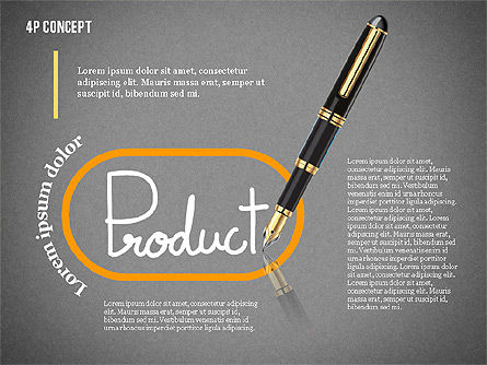 I 4ps di presentazione concetto di marketing, Slide 10, 02693, Modelli di lavoro — PoweredTemplate.com
