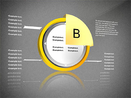 Boîte à outils du diagramme de processus 3d, Diapositive 15, 02695, Schémas de procédés — PoweredTemplate.com