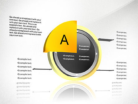 Boîte à outils du diagramme de processus 3d, Diapositive 6, 02695, Schémas de procédés — PoweredTemplate.com
