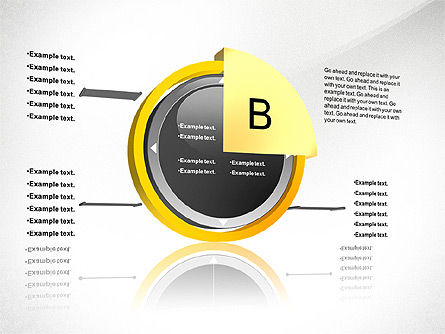 Boîte à outils du diagramme de processus 3d, Diapositive 7, 02695, Schémas de procédés — PoweredTemplate.com