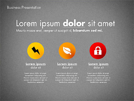 Modern Presentation Template with Data Driven Charts, Slide 11, 02696, Presentation Templates — PoweredTemplate.com