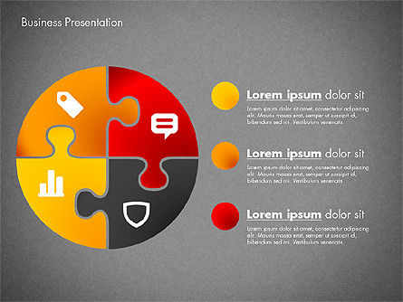 Modern Presentation Template with Data Driven Charts, Slide 14, 02696, Presentation Templates — PoweredTemplate.com