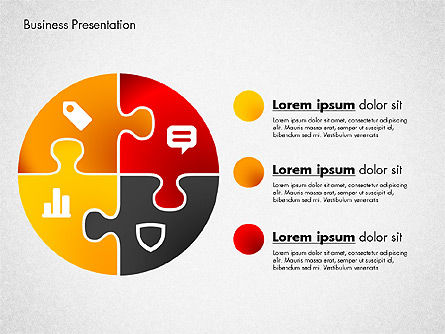 Modern Presentation Template with Data Driven Charts, Slide 6, 02696, Presentation Templates — PoweredTemplate.com