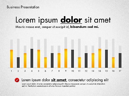 Modern Presentation Template with Data Driven Charts, Slide 7, 02696, Presentation Templates — PoweredTemplate.com