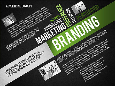 Concepto de Presentación de Publicidad, Diapositiva 11, 02697, Plantillas de presentación — PoweredTemplate.com