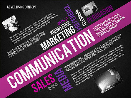 Concepto de Presentación de Publicidad, Diapositiva 13, 02697, Plantillas de presentación — PoweredTemplate.com