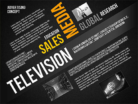 Concept de présentation publicitaire, Diapositive 16, 02697, Modèles de présentations — PoweredTemplate.com