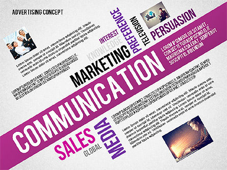 Concepto de Presentación de Publicidad, Diapositiva 5, 02697, Plantillas de presentación — PoweredTemplate.com